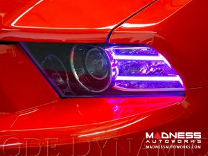 Ford Mustang Multicolor DRL LED Boards - Multicolor and White